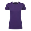 Purple - Front - SG Womens-Ladies Perfect Print Tee