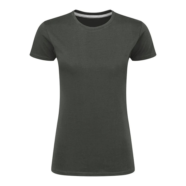 Charcoal - Front - SG Womens-Ladies Perfect Print Tee