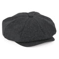 Charcoal Marl - Front - Beechfield® Melton Wool Baker Boy Cap