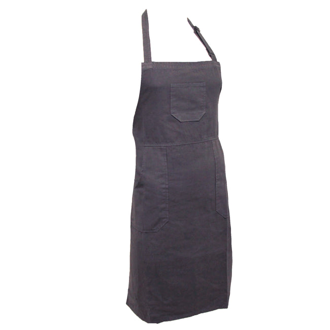 Storm Gray - Back - Dennys Originals Bib Apron