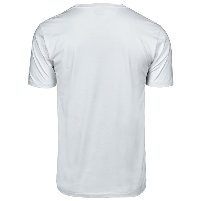 White - Back - Tee Jays Mens Luxury V-Neck Tee