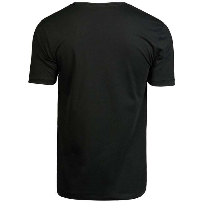 Black - Back - Tee Jays Mens Luxury V-Neck Tee