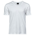 White - Front - Tee Jays Mens Luxury V-Neck Tee