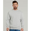 Gray Heather - Back - Ultimate Adults Unisex 50-50 Sweatshirt