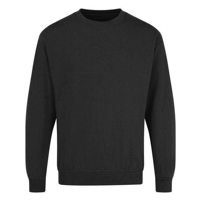 Black - Front - Ultimate Adults Unisex 50-50 Sweatshirt