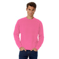 Pink Fizz - Back - B&C Mens Set In Sweatshirt