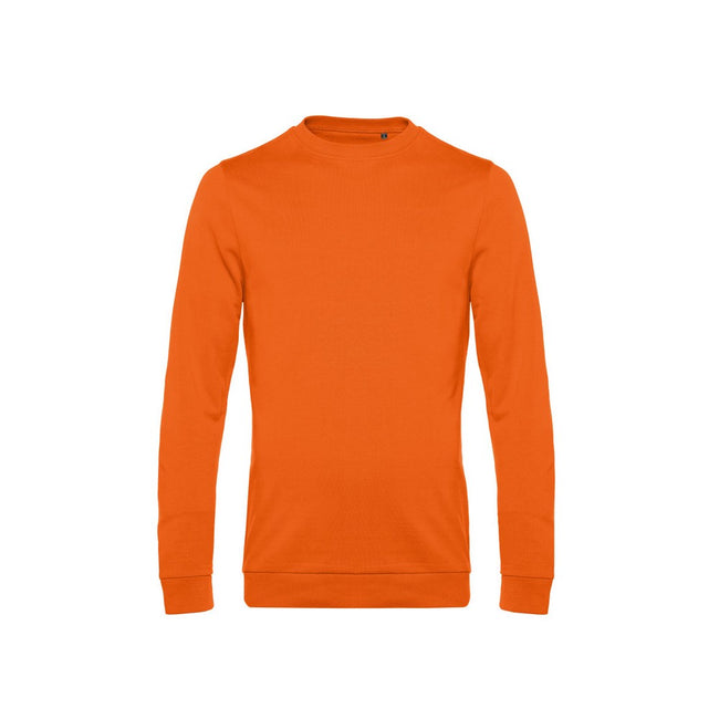 Pure Orange - Front - B&C Mens Set In Sweatshirt