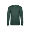 Heather Dark Graen - Front - B&C Mens Set In Sweatshirt