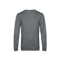 Heather Mid Gray - Front - B&C Mens Set In Sweatshirt