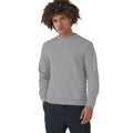 Heather Gray - Back - B&C Mens Set In Sweatshirt