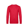 Heather Red - Front - B&C Mens Set In Sweatshirt
