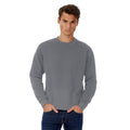Elephant Gray - Back - B&C Mens Set In Sweatshirt