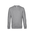Heather Gray - Front - B&C Mens King Crew Neck Sweater