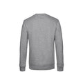Heather Gray - Back - B&C Mens King Crew Neck Sweater