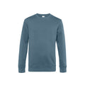 Nordic Blue - Front - B&C Mens King Crew Neck Sweater