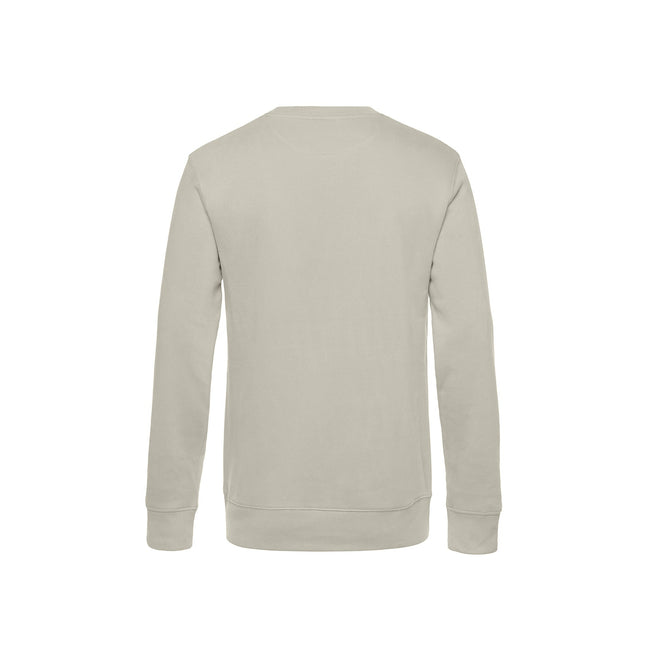 Gray Fog - Back - B&C Mens King Crew Neck Sweater