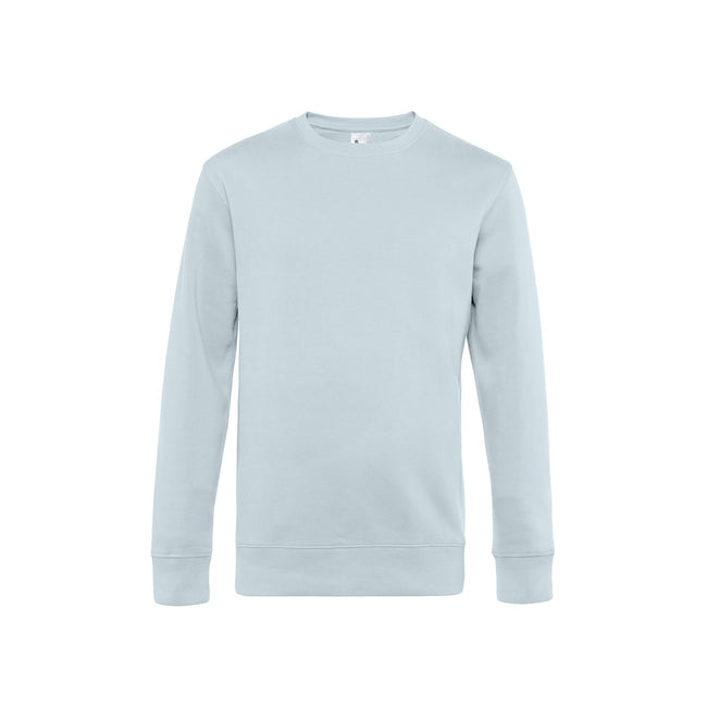 Pure Sky - Front - B&C Mens King Crew Neck Sweater