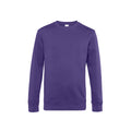 Radiant Purple - Front - B&C Mens King Crew Neck Sweater