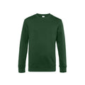 Bottle Green - Front - B&C Mens King Crew Neck Sweater