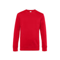 Red - Front - B&C Mens King Crew Neck Sweater