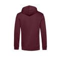 Burgundy - Back - B&C Mens Hooded Sweater