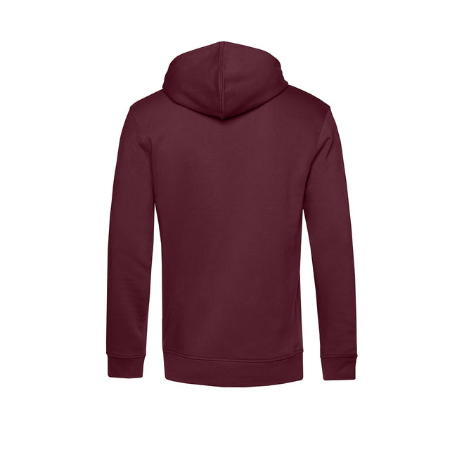Burgundy - Back - B&C Mens Hooded Sweater