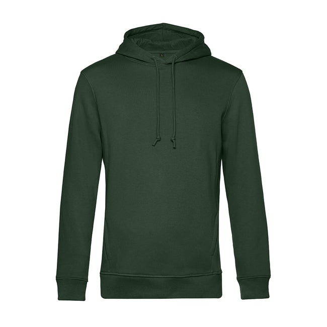 Forest Green - Front - B&C Mens Hooded Sweater