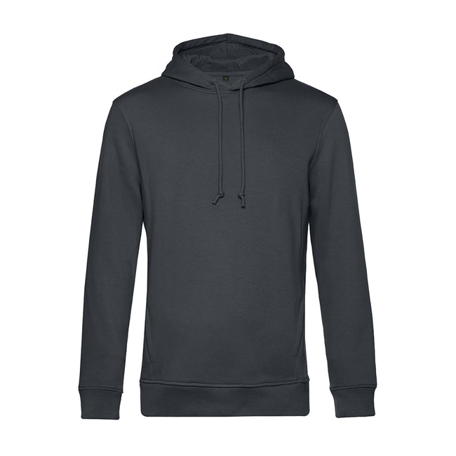 Asphalt - Front - B&C Mens Hooded Sweater