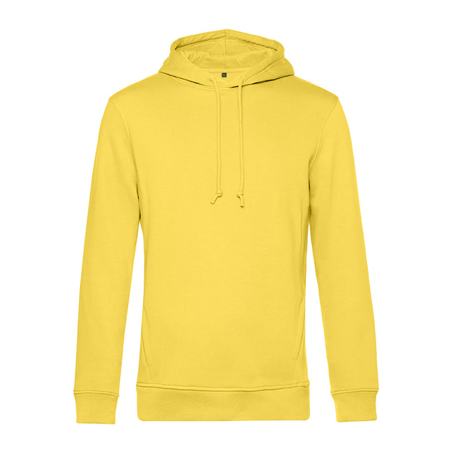 Yellow Fizz - Front - B&C Mens Hooded Sweater