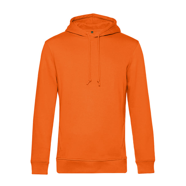 Pure Orange - Front - B&C Mens Hooded Sweater