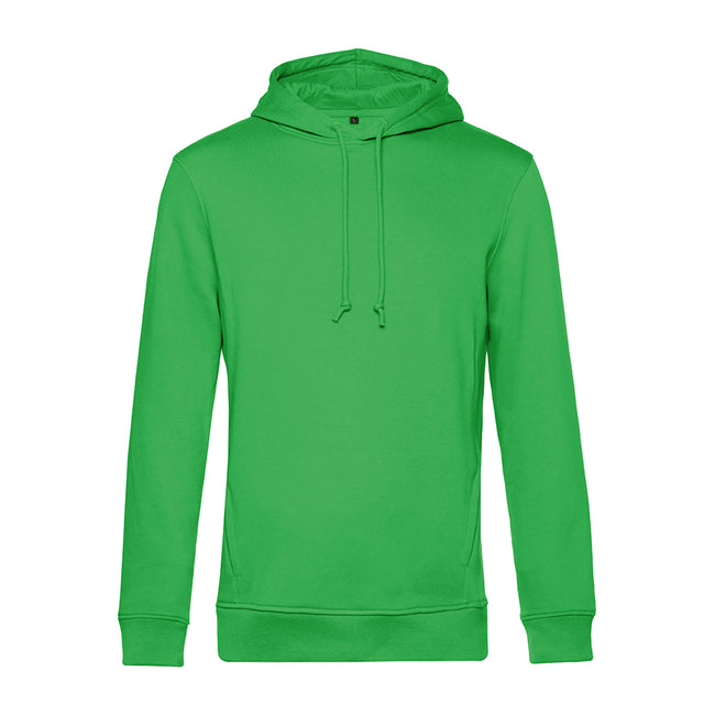 Apple Green - Front - B&C Mens Hooded Sweater