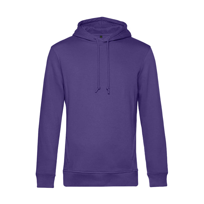Radiant Purple - Front - B&C Mens Hooded Sweater