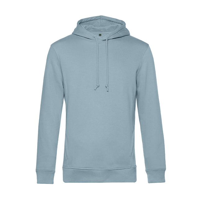 Blue Fog - Front - B&C Mens Hooded Sweater