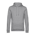 Heather Gray - Front - B&C Mens Hooded Sweater