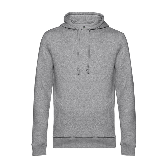 Heather Gray - Front - B&C Mens Hooded Sweater