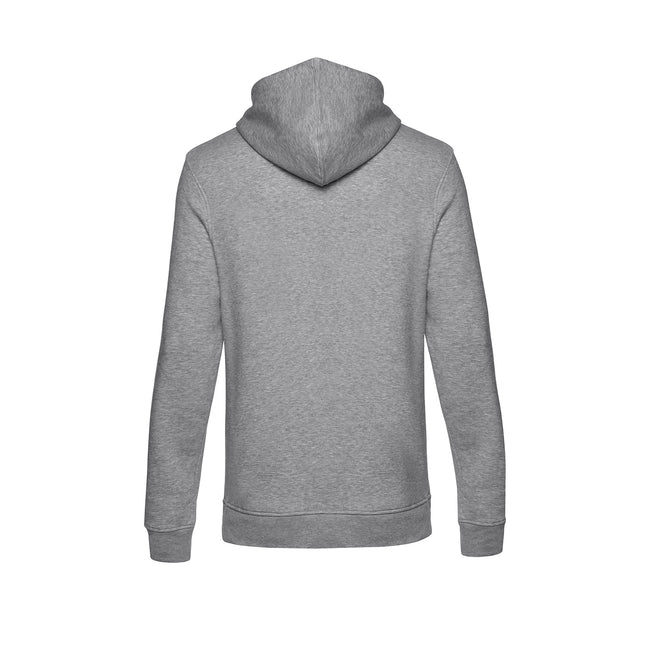 Heather Gray - Back - B&C Mens Hooded Sweater