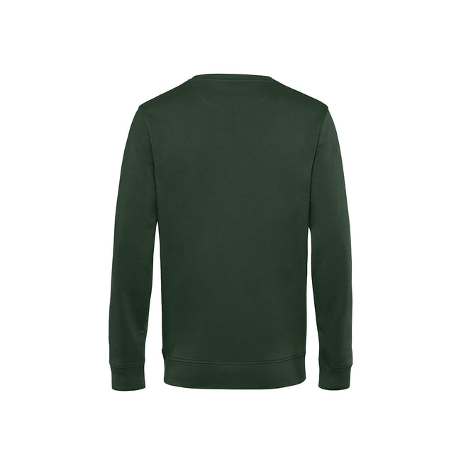 Forest Green - Back - B&C Mens Crew Neck Sweat