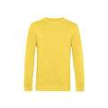 Yellow Fizz - Front - B&C Mens Crew Neck Sweat