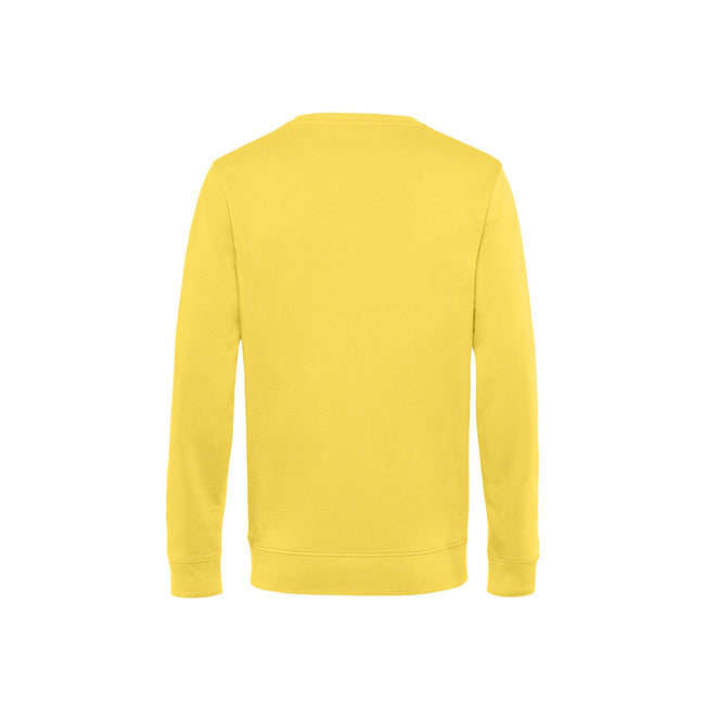 Yellow Fizz - Back - B&C Mens Crew Neck Sweat