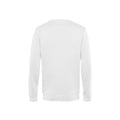 White - Back - B&C Mens Crew Neck Sweat