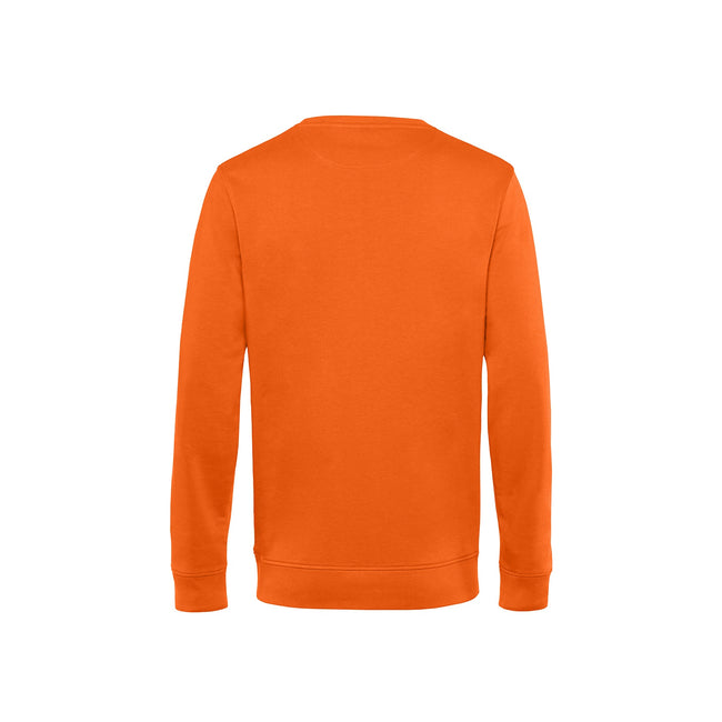 Pure Orange - Back - B&C Mens Crew Neck Sweat