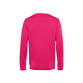 Magenta Pink - Back - B&C Mens Crew Neck Sweat