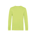 Lime - Front - B&C Mens Crew Neck Sweat