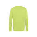 Lime - Back - B&C Mens Crew Neck Sweat