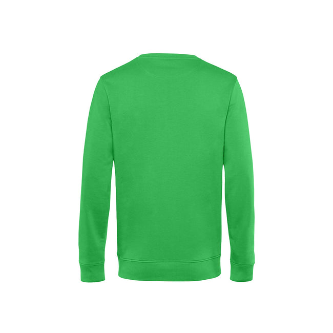 Apple Green - Side - B&C Mens Crew Neck Sweat
