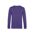Radiant Purple - Front - B&C Mens Crew Neck Sweat