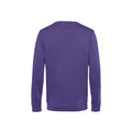 Radiant Purple - Back - B&C Mens Crew Neck Sweat