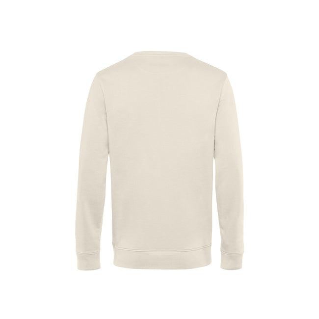 Off White - Side - B&C Mens Crew Neck Sweat