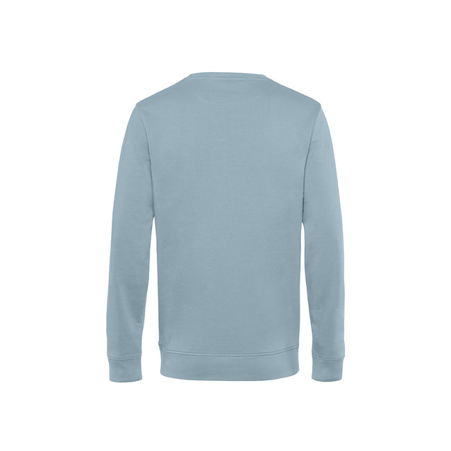 Blue Fog - Back - B&C Mens Crew Neck Sweat