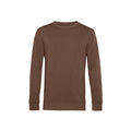 Mocha - Front - B&C Mens Crew Neck Sweat